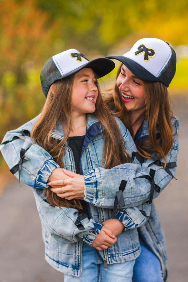Mom & Me - Bow Denim Jacket