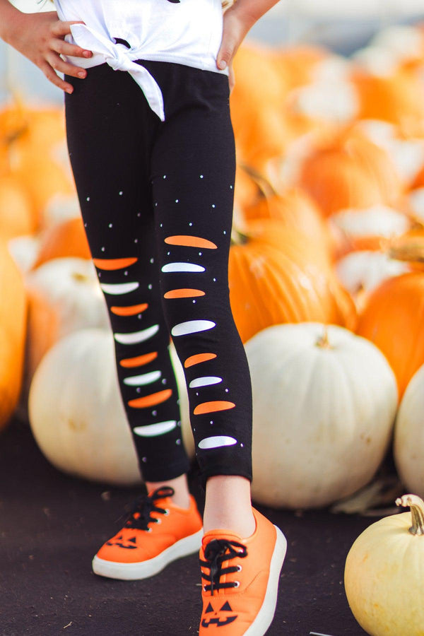 "Wicked Cute" Black & White Legging Set | Sparkle in Pink