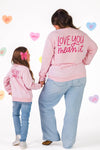 Mom & Me - "Love You Mean It" Pink Top