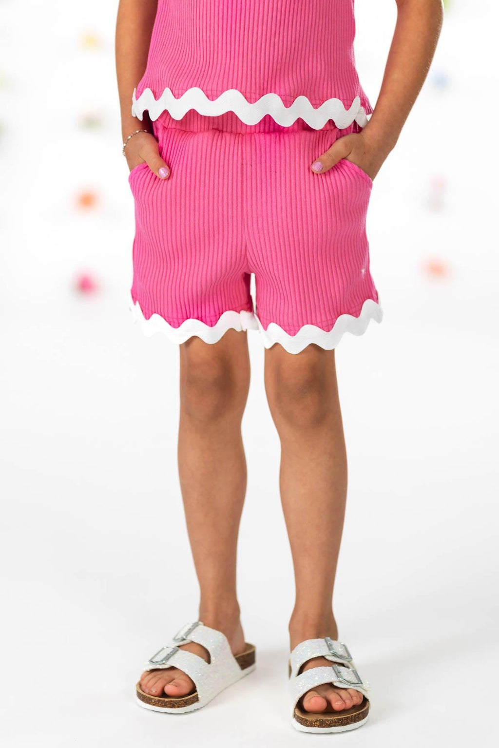 Pink Ribbon Short Set | Sparkle in Pink