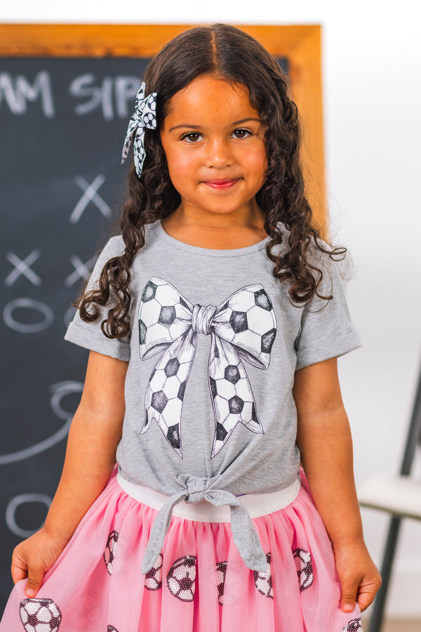 Pink Sequin Soccer Tutu Skirt Set | Sparkle in Pink