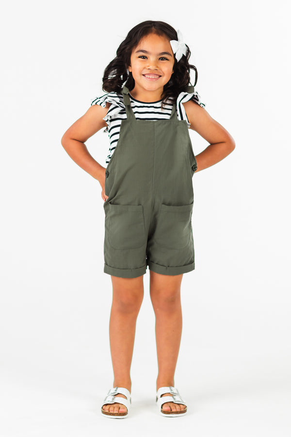 Stripe Romper Set | Sparkle in Pink