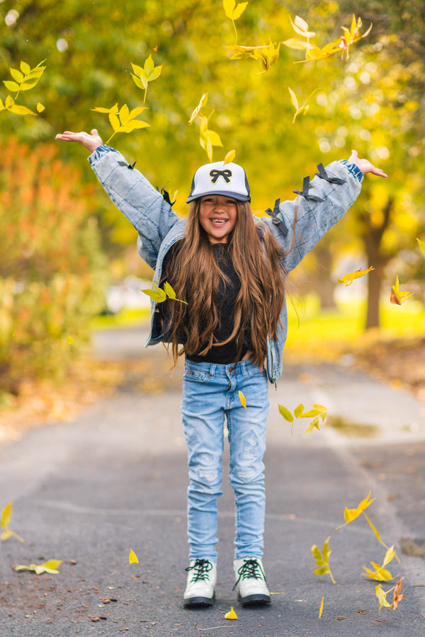 Mom & Me - Bow Denim Jacket