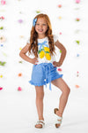 Blue Lemon Short Set | Sparkle in Pink