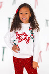 "Santa Baby" Sweater Sequin Bell Bottom Set