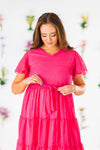 Mom & Me - Swiss Dot Dress | Sparkle in Pink