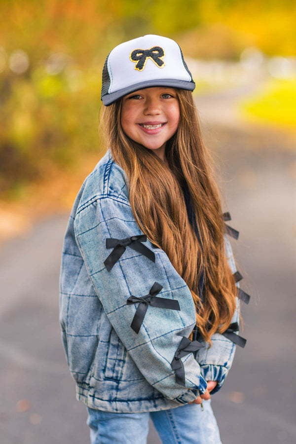 Mom & Me - Bow Denim Jacket