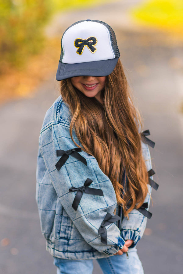Mom & Me - Bow Denim Jacket
