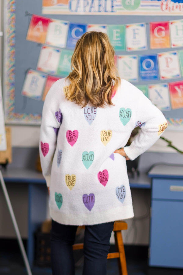 Mom & Me - Candy Hearts Cardigan