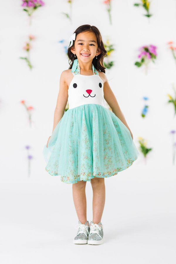 Bunny Halter Tutu Dress | Sparkle in Pink