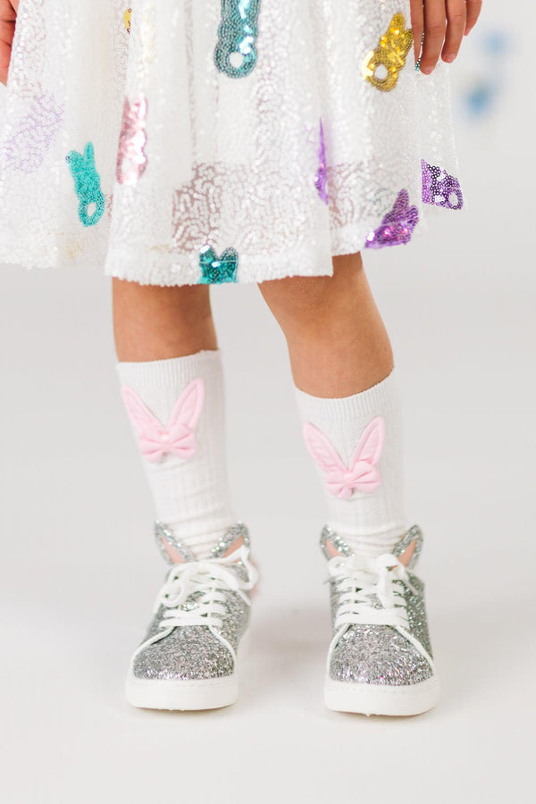 The Bunny Sneakers | Sparkle in Pink