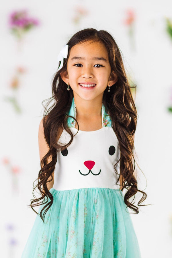 Bunny Halter Tutu Dress | Sparkle in Pink