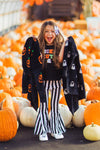 Mom & Me - Cozy Jack-O'-Lantern Cardigan | Sparkle in Pink
