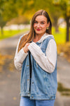Mom & Me - Hooded Denim Jacket