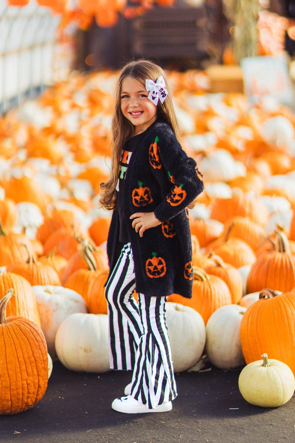 Mom & Me - Cozy Jack-O'-Lantern Cardigan | Sparkle in Pink