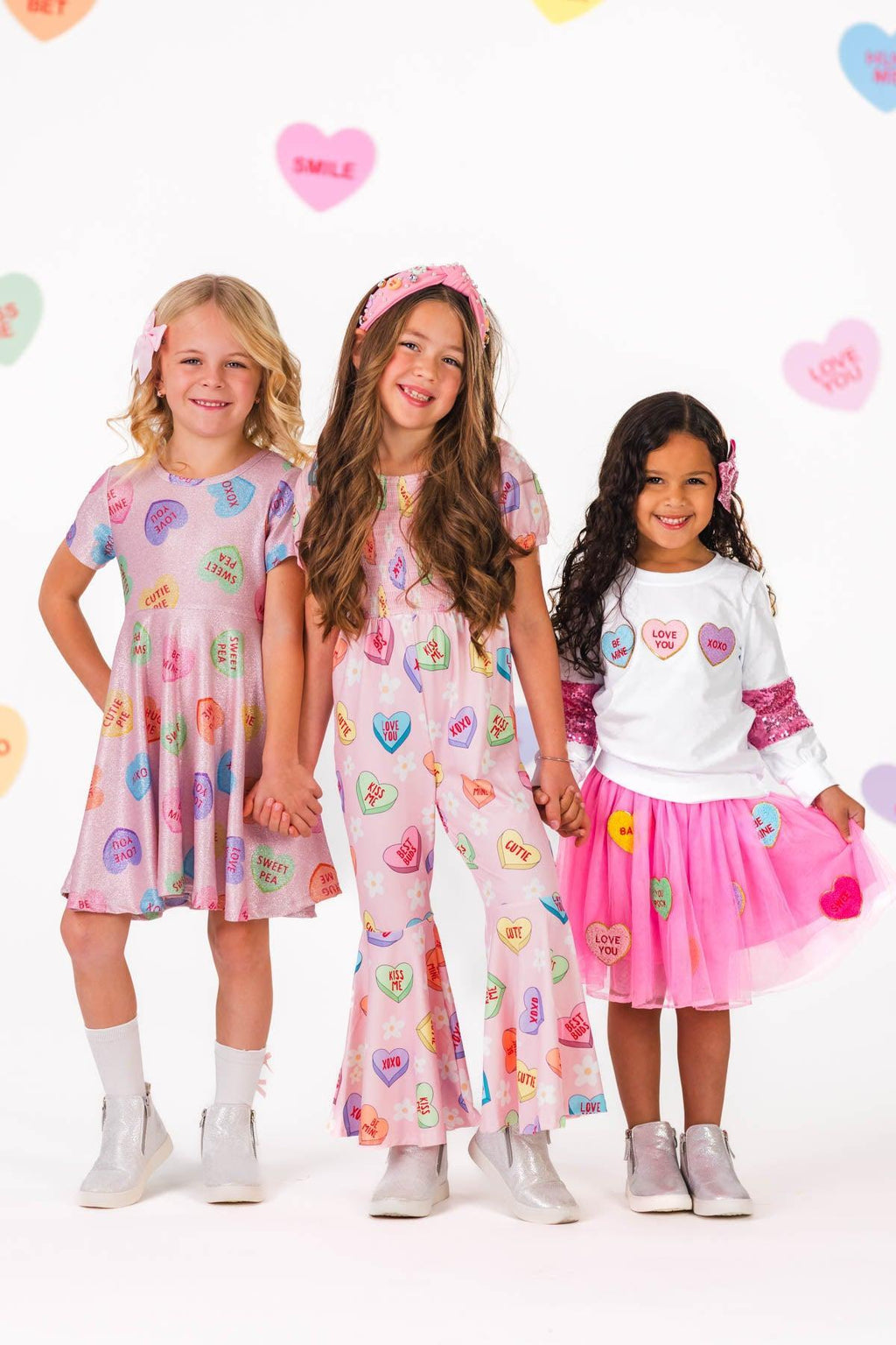 Candy Hearts Tutu Skirt Set