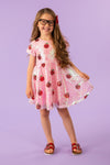 Pink Sequin Apple Dress | Sparkle in Pink