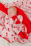 Bamboo Sweet Cherry Double Sided Blanket | Sparkle in Pink