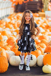 Black Sequin Ghost Dress | Sparkle in Pink