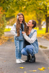 Mom & Me - Hooded Denim Jacket