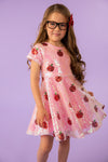 Pink Sequin Apple Dress | Sparkle in Pink