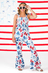 Mom & Me - Red White & Blue Bow Jumpsuit | Sparkle in Pink