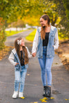 Mom & Me - Hooded Denim Jacket