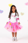 Candy Hearts Tutu Skirt Set