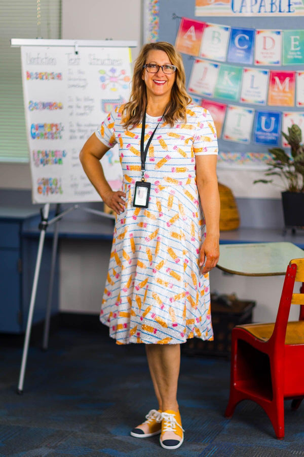 sequin teacher dress Teacher Sparkles ReallyRexBoutique