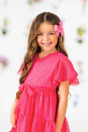 Mom & Me - Swiss Dot Dress | Sparkle in Pink