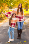 Mom & Me - Cozy Checkered Sweater