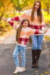 Mom & Me - Cozy Checkered Sweater