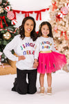 Mom & Me - "Jingle Belle & Jingle Baby" Skirt Set | Sparkle in Pink