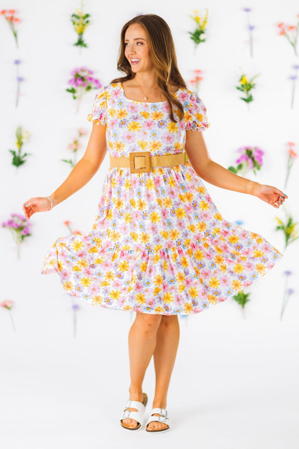 Mom & Me - Colorful Daisy Dress | Sparkle in Pink