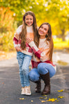 Mom & Me - Cozy Checkered Sweater