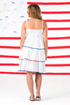 Mom & Me - Red White & Blue Tank Ruffle Dress | Sparkle in Pink