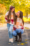 Mom & Me - Cozy Checkered Sweater