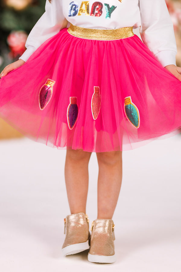 Mom & Me - "Jingle Belle & Jingle Baby" Skirt Set | Sparkle in Pink