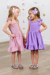 Pastel Tie Shoulder Dress | Sparkle in Pink