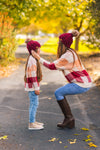 Mom & Me - Cozy Checkered Sweater