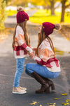 Mom & Me - Cozy Checkered Sweater