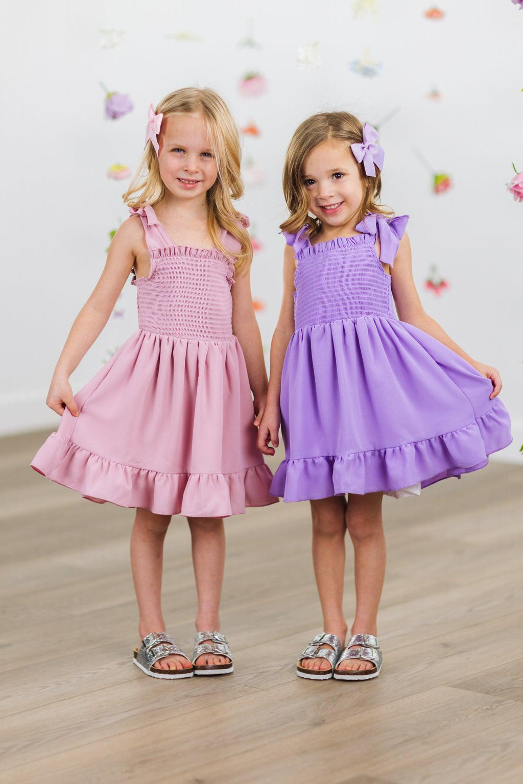 Pastel Tie Shoulder Dress | Sparkle in Pink