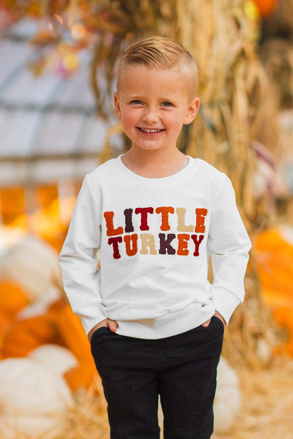 Mom & Kid - "Thankful For My Turkeys & Little Turkey" Top
