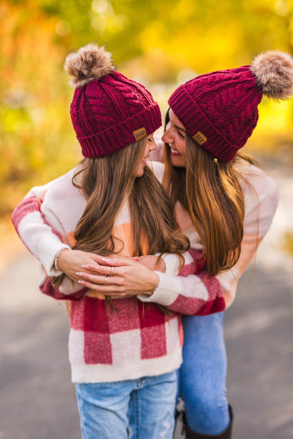 Mom & Me - Cozy Checkered Sweater