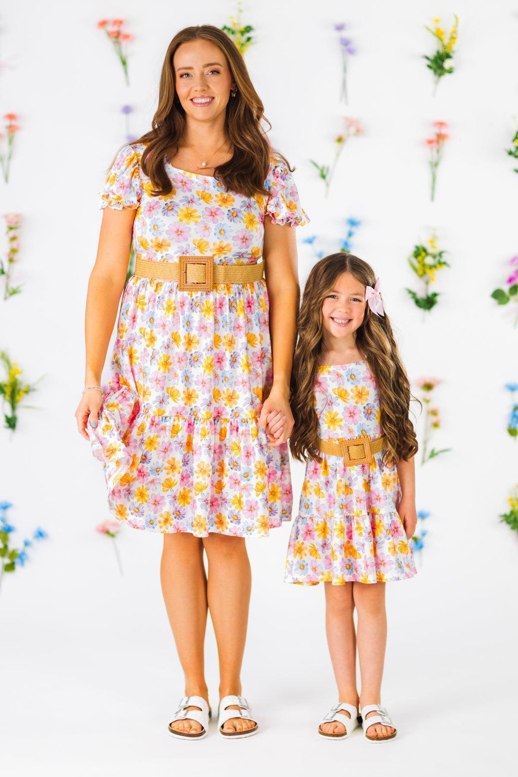 Mom & Me - Colorful Daisy Dress | Sparkle in Pink