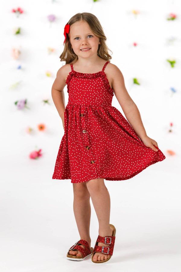 Mom & Me - Red Polka Dot Dress | Sparkle in Pink
