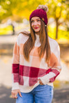 Mom & Me - Cozy Checkered Sweater