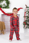 Red & Green Plaid Family Pajama Set - AND PET BANDANA!