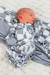 Bamboo Smiley Days Double Sided Blanket | Sparkle in Pink