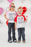 "Mr. Steal Your Heart & Miss Melt Your Heart" Top - Boy or Girl | Sparkle in Pink